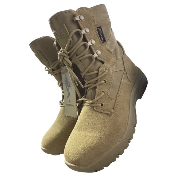 Free‎ Soldier Men's Tactical Boots 8 Inches Sz 7 NWT Lightweight Combat Boots - Picture 5 of 11